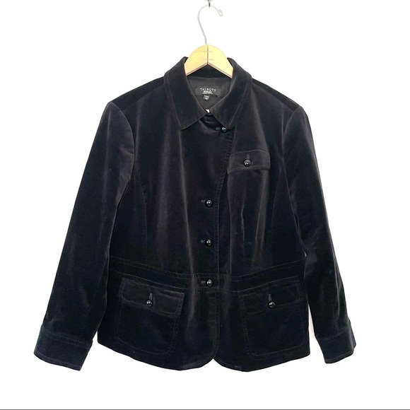 Talbots Jackets & Blazers - Talbots | Black Velvet Jacket